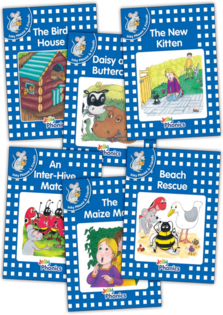 Jolly Phonics Readers - Inky & Friends - Blue Level (Pack Of 6)